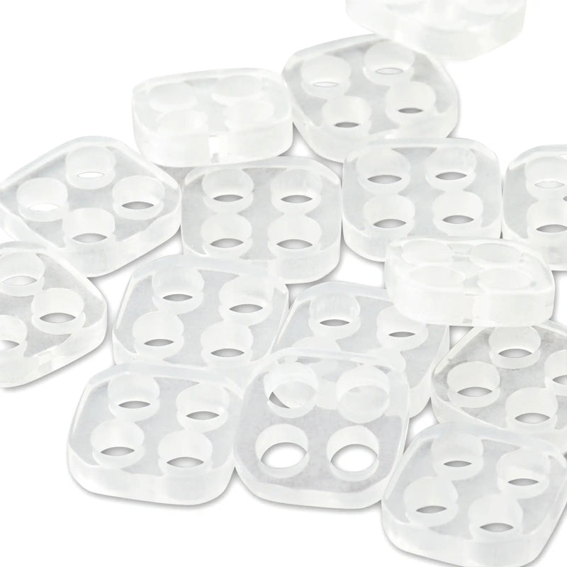Load image into Gallery viewer, 311520| Sew-On Counter Buttons plastic transparent 11 mm