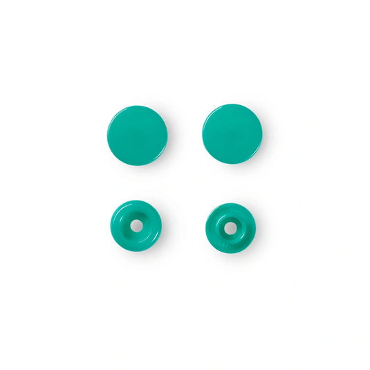 393129|Prym Color Snaps, round, 12.4 mm, 30 pcs, Green