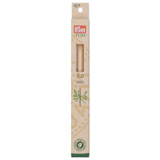 197615| 6" Crochet Hook, Bamboo, US L (8mm)