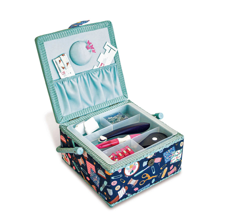 Chargez l'image dans la visionneuse de la galerie, 612063| Sewing basket M Needle&amp;Thread