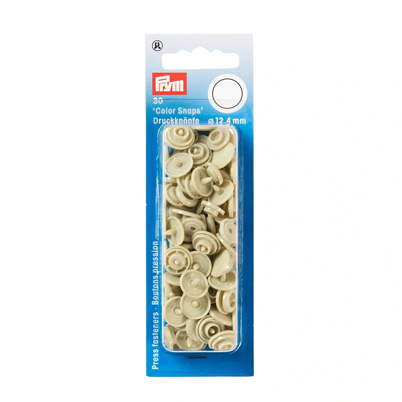 Load image into Gallery viewer, 393123|Prym Color Snaps, round, 12.4 mm, 30 pcs, Beige