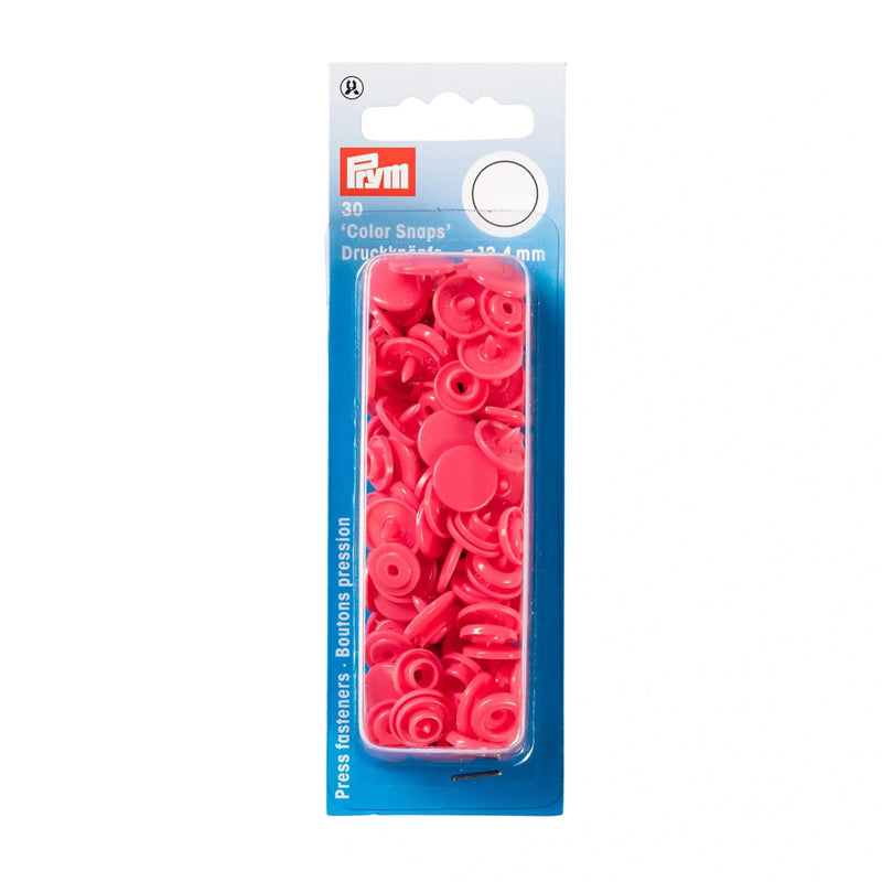 Load image into Gallery viewer, 393133|Prym Color Snaps, round, 12.4 mm, 30 pcs, Raspberry Pink