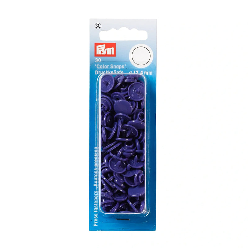 Load image into Gallery viewer, 393135|Prym Color Snaps, round, 12.4 mm, 30 pcs, Violet