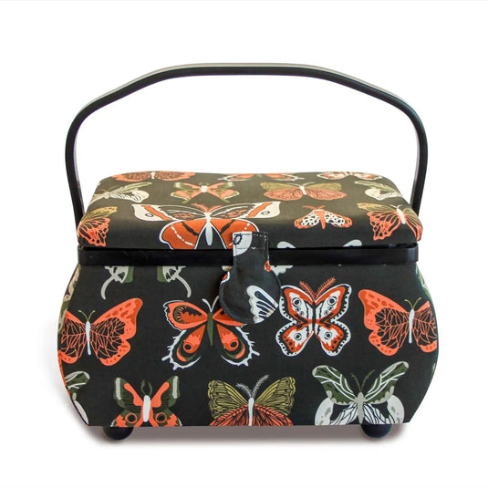 612065| Sewing basket L Butterfly