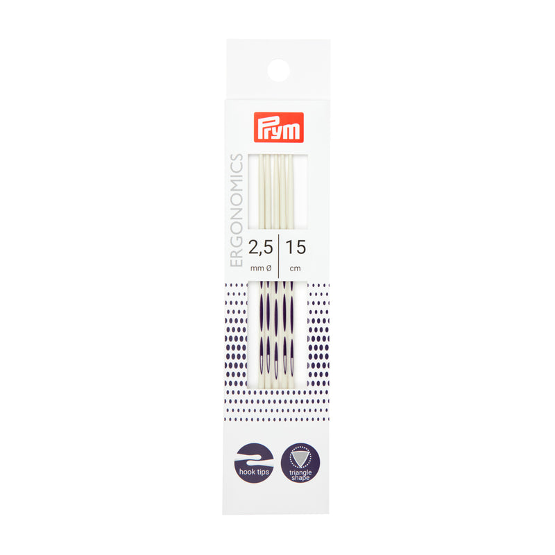 Load image into Gallery viewer, 194151|Prym 6" Ergonomic Double Point Knitting Needles, US 2 (3mm)
