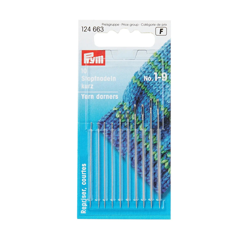 Chargez l'image dans la visionneuse de la galerie, 124663| Darning Needles short HT 1-9 silver col ass.