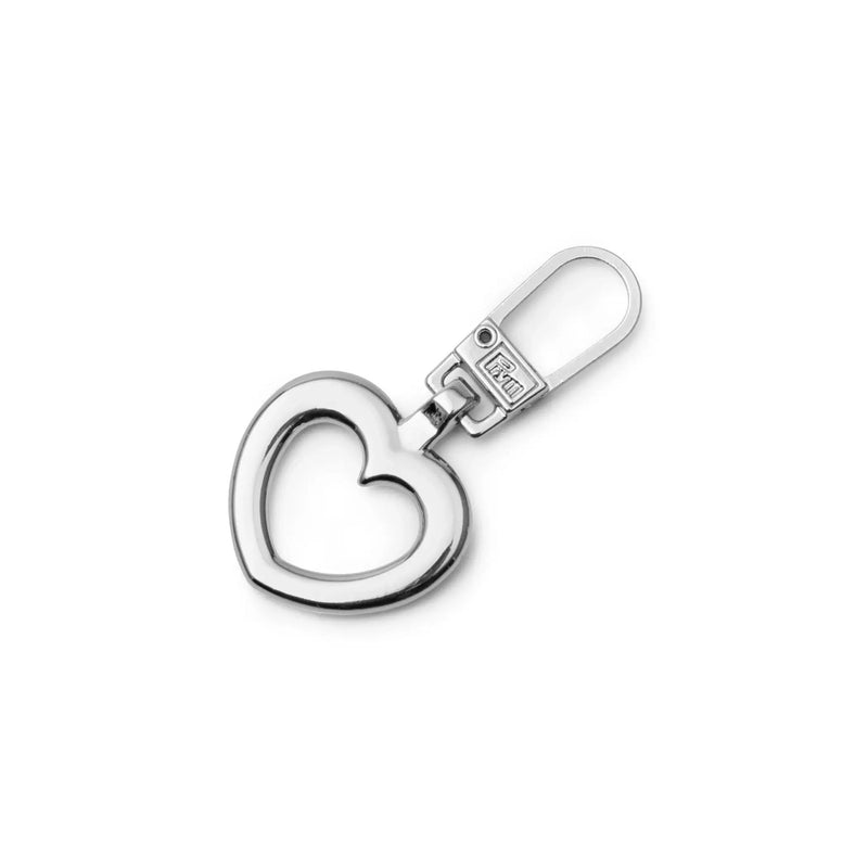 Chargez l'image dans la visionneuse de la galerie, 482371| Fashion Zipper puller heart silver-col