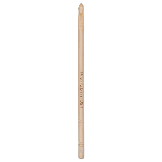 197611| 6" Crochet Hook, Bamboo, US I (5.5mm)