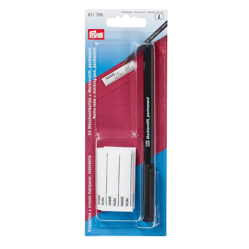 Chargez l'image dans la visionneuse de la galerie, 611795| 24 Laundry Marking Tabs and 1 Permanent-Marker