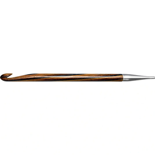 223726| 6" Tunisian Crochet Hook, interchangeable, wood, US J (6mm)