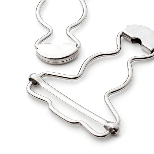 416440| Dungarees buckles brass 35 mm silver col