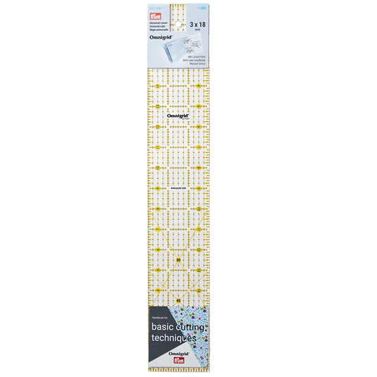 611646|Prym Universal ruler inch scale 3 x 18