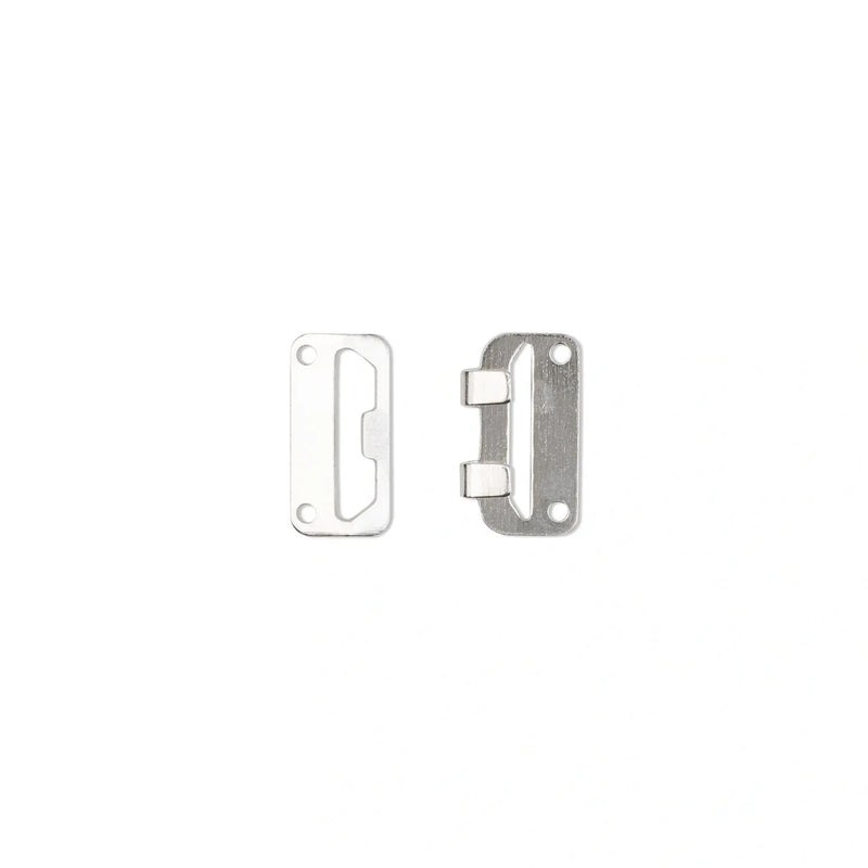 Chargez l'image dans la visionneuse de la galerie, 267260| Skirt Waistband Fasteners steel 20 mm silver col
