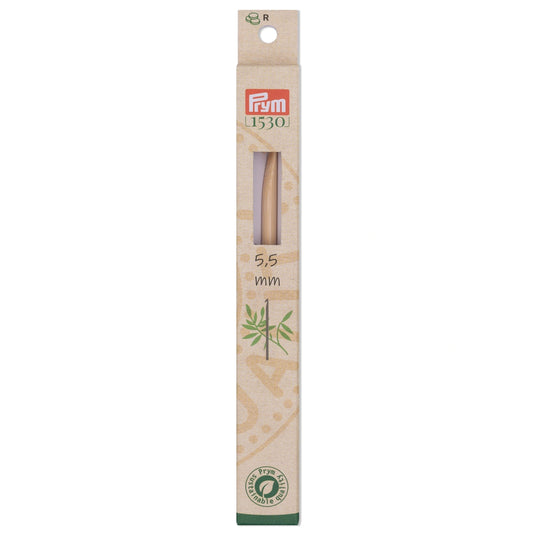 197611| 6" Crochet Hook, Bamboo, US I (5.5mm)