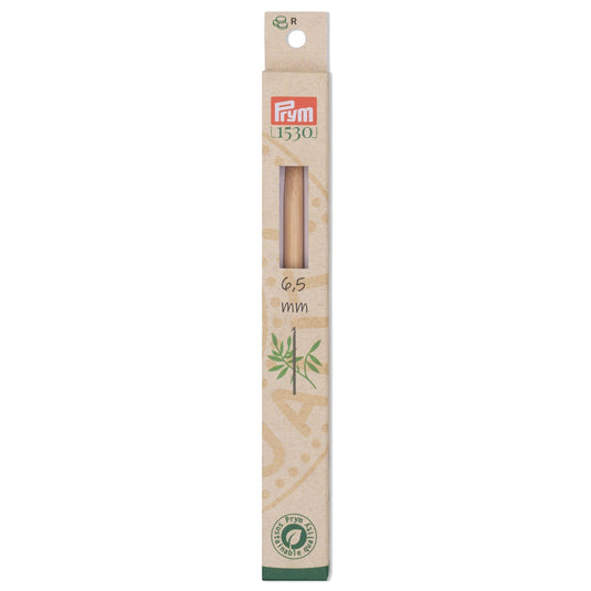 197613| 6" Crochet Hook, Bamboo, US K (6.5mm)