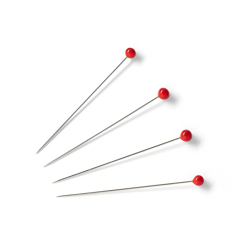 Chargez l'image dans la visionneuse de la galerie, 29700| Glass-headed Pins 0.40 x 35 mm red