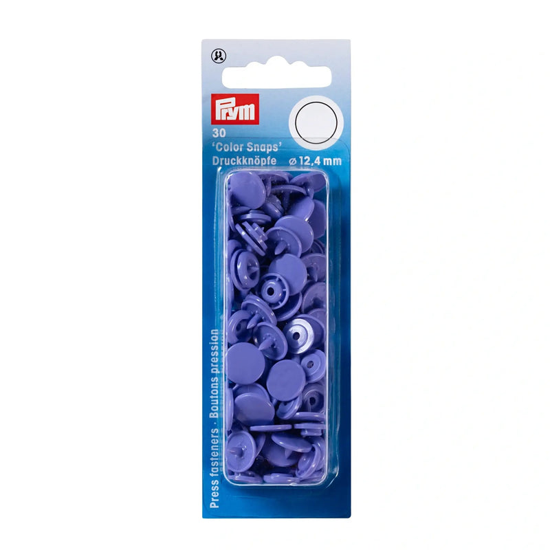 Load image into Gallery viewer, 393128|Prym Color Snaps, round, 12.4 mm, 30 pcs, Purple