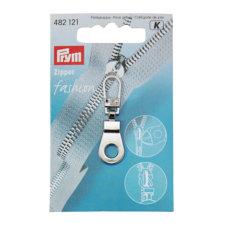Chargez l'image dans la visionneuse de la galerie, 482121| Fashion Zipper pullers Eyelet metal silver col
