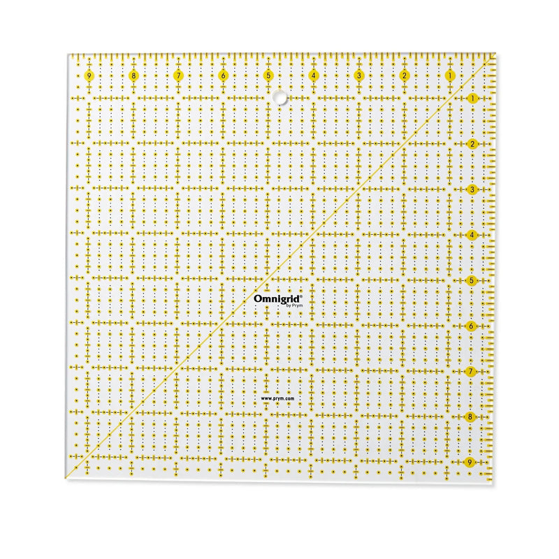 Load image into Gallery viewer, 611480|Prym Universal ruler inch scale 9.5 x 9.5