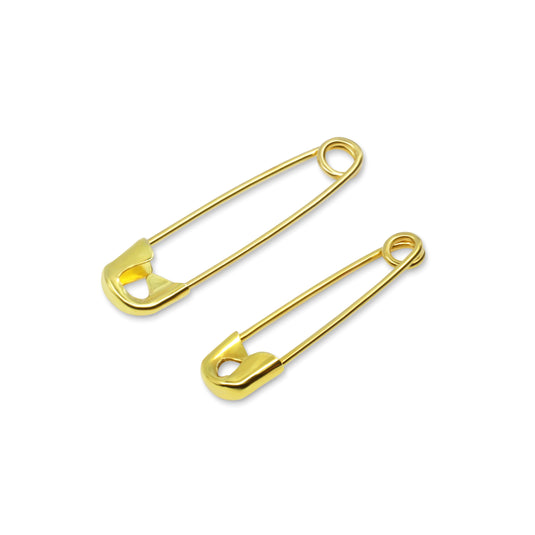 7200|Dritz Safety Pins, Assorted Sizes, Gilt, 50 pc