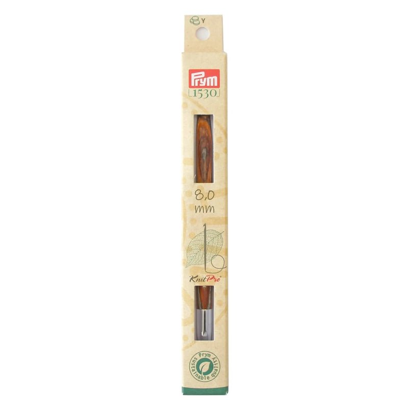 Load image into Gallery viewer, 223729| 6" Tunisian Crochet Hook, interchangeable, wood, US L (8mm)