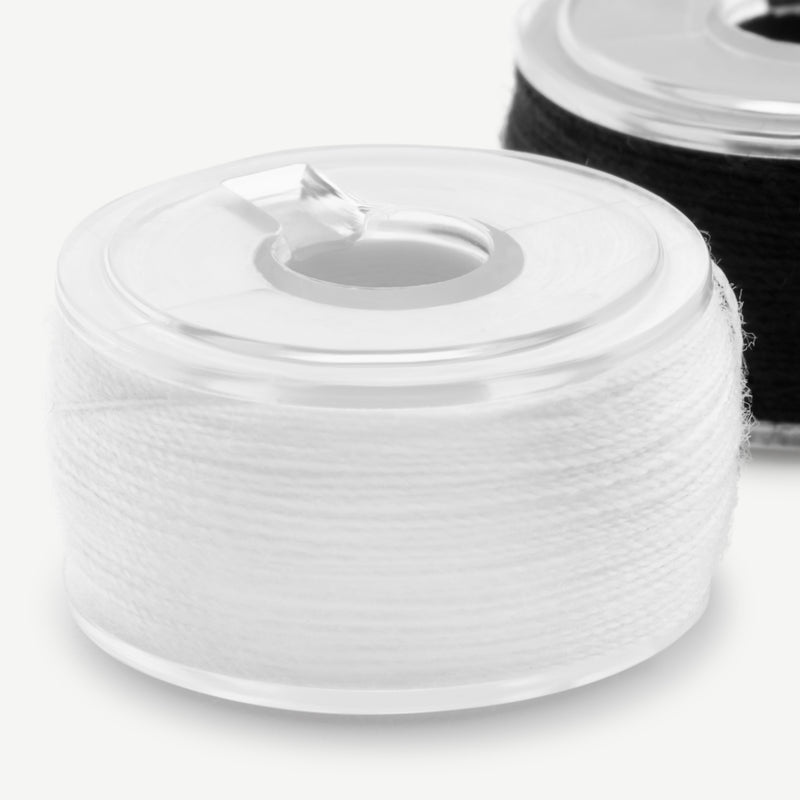 Chargez l'image dans la visionneuse de la galerie, 940|Dritz Class 15 Reusable Bobbins, Black &amp; White, 12 pc