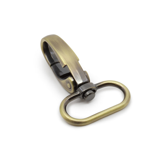 113-38|Dritz Fashion Swivel Hook, Antique Brass