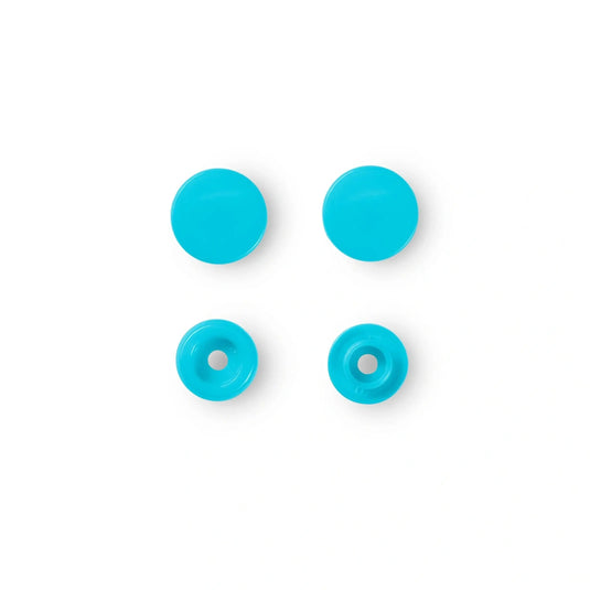 393146|Prym Color Snaps, round, 12.4 mm, 30 pcs, Turquoise