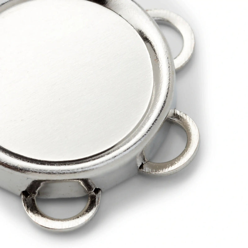 Chargez l'image dans la visionneuse de la galerie, 416475| Magnetic sew-on button 25 mm silver-coloured