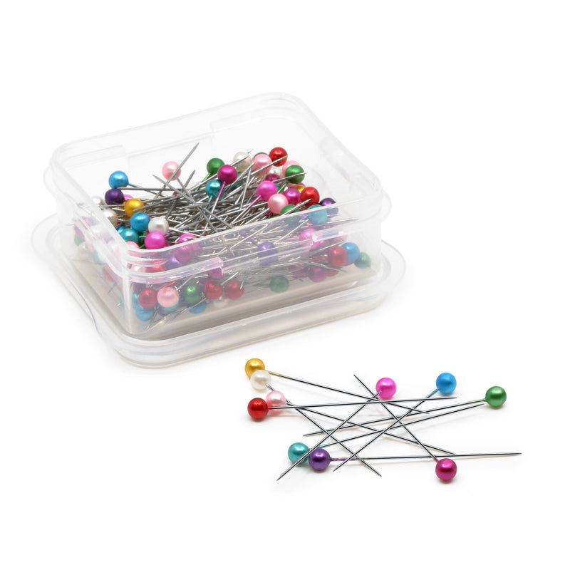 Chargez l'image dans la visionneuse de la galerie, BK157|Dritz 1-1/2" Long Pearlized Pins, Assorted, 1440 pc