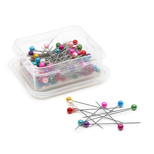 BK157|Dritz 1-1/2" Long Pearlized Pins, Assorted, 1440 pc