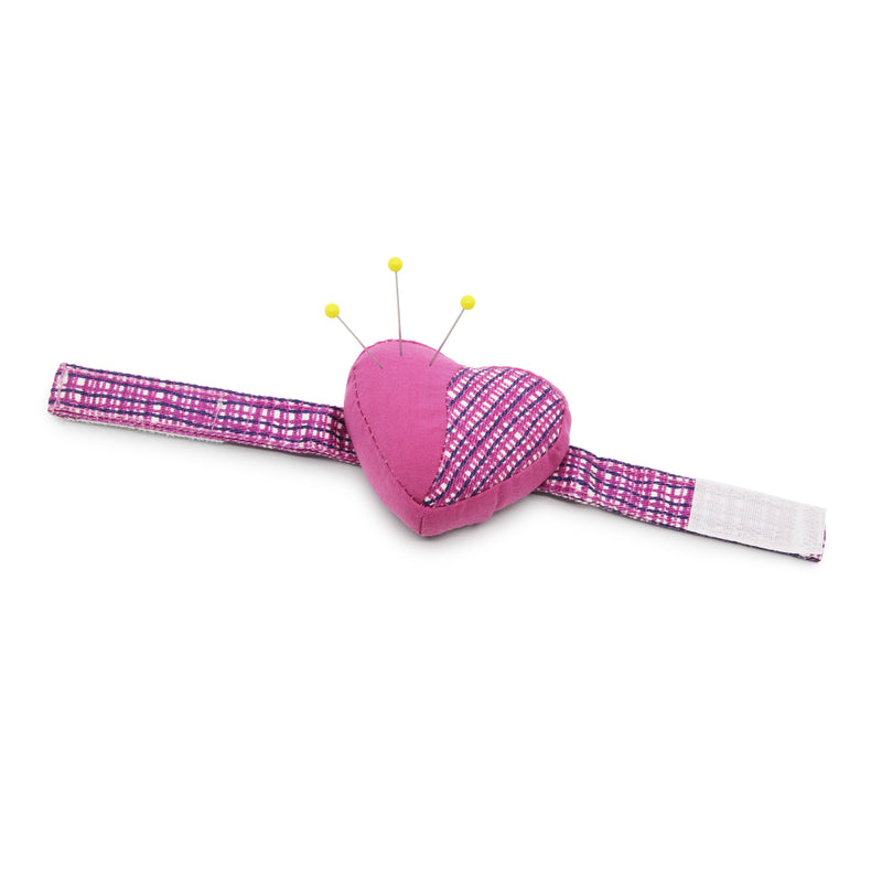 Cargue la imagen en el visor de la galería, 3002|Dritz Heart Wrist Pin Cushion with Adjustable Strap, Assorted Colors