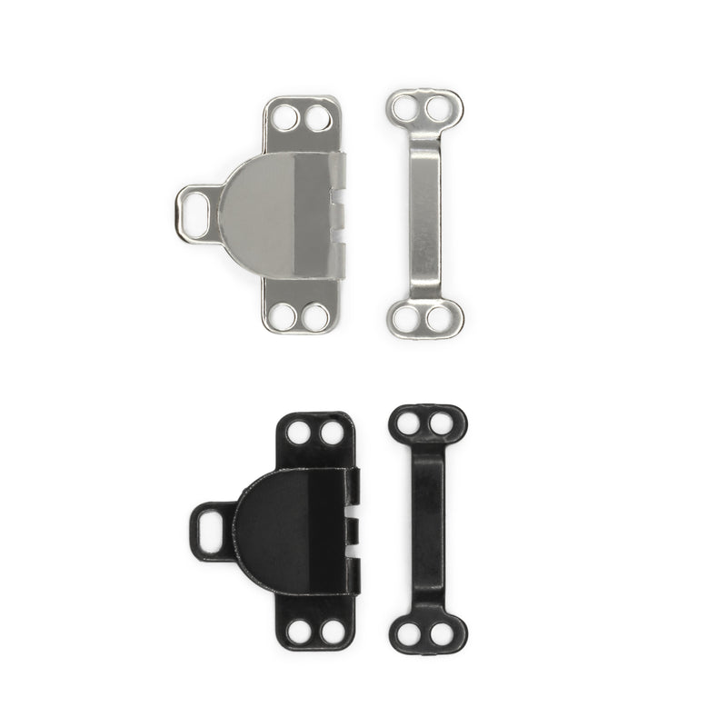Load image into Gallery viewer, 93-66|Dritz Sew-On Hook &amp; Eye Closures, 4 pc, Black &amp; Nickel