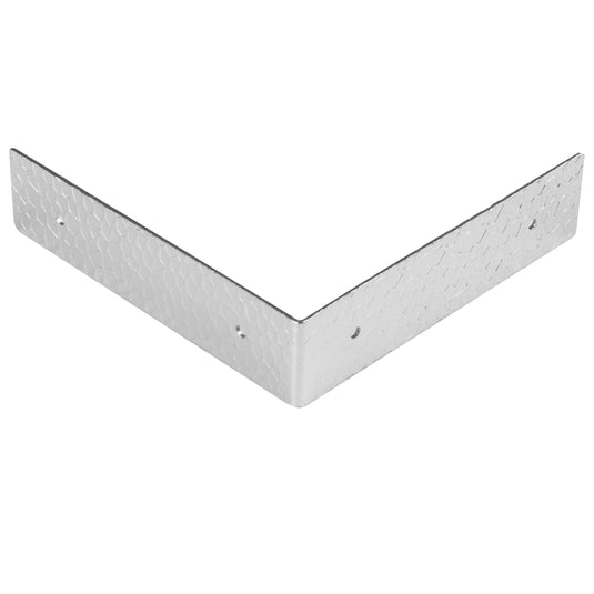 44797-65|Dritz Textured Right Angle Corners, Large, Nickel, 4 pc