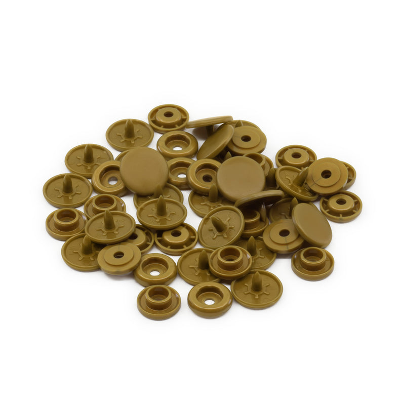 Load image into Gallery viewer, 984-R-35|Dritz Plastic Color Snaps, 12 Sets, Gold