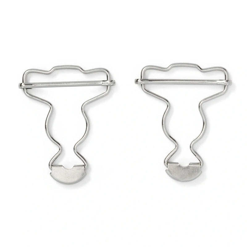 Chargez l'image dans la visionneuse de la galerie, 416440| Dungarees buckles brass 35 mm silver col