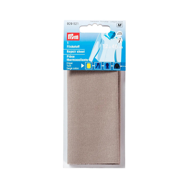 Chargez l'image dans la visionneuse de la galerie, 929521| Repair sheet twill iron-on 12 x 45 cm grey