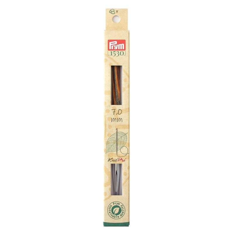 Load image into Gallery viewer, 223728| 6" Tunisian Crochet Hook, interchangeable, wood, 7mm