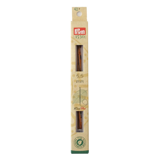 223725| 6" Tunisian Crochet Hook, interchangeable, wood, US I (5.5mm)
