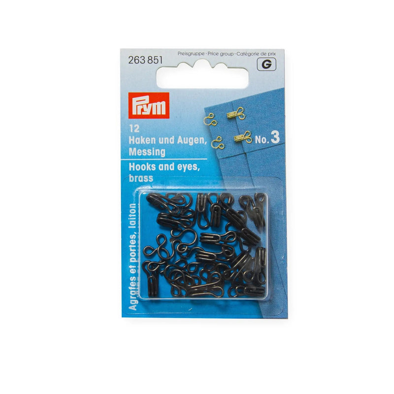Chargez l'image dans la visionneuse de la galerie, 263851| Hooks and Eyes brass 3 black