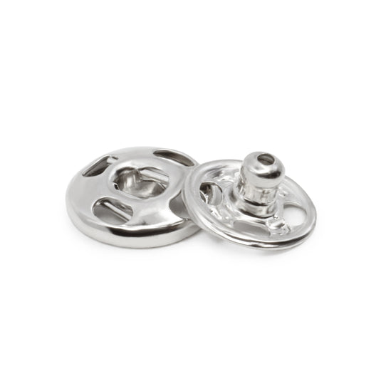 80-30-65|Dritz Sew-On Snaps, 12 Sets, Size 3/0, Nickel