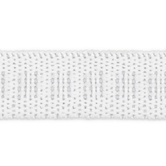 9405W|Dritz 1/2" Ribbed Non-Roll Elastic, White, 30 yd