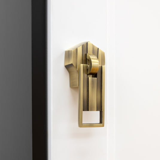 47201-38|Dritz Brass Zipper Pull, Antique Brass