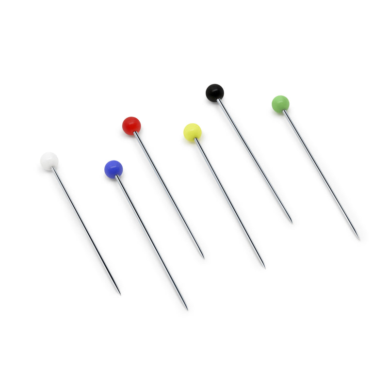 Chargez l'image dans la visionneuse de la galerie, 182|Dritz 1-1/4" Glass Head Pins, Assorted, 100 pc