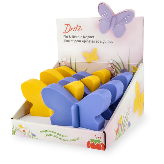 275-PDQ| Butterfly Pin Magnet PDQ - 6 PC/ PDQ