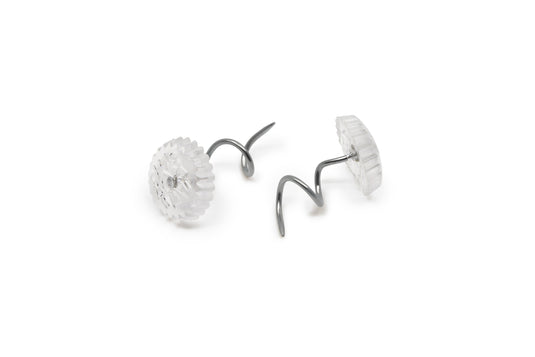 602-61|Dritz Twist Pins, Clear, 10 pc