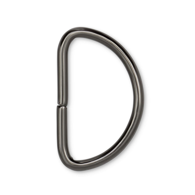 Load image into Gallery viewer, BK143|Dritz 1-1/4" D-Rings, Gunmetal, 24 pc