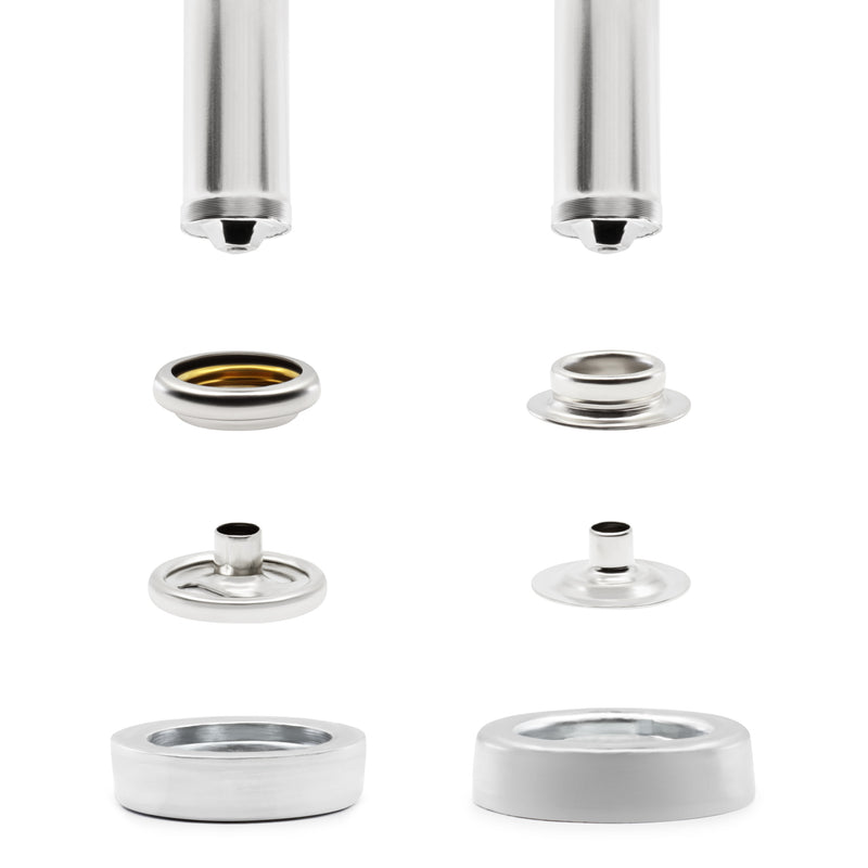Cargue la imagen en el visor de la galería, 18-65|Dritz Heavy Duty Snap Fastener Kit, 7 Sets, Nickel