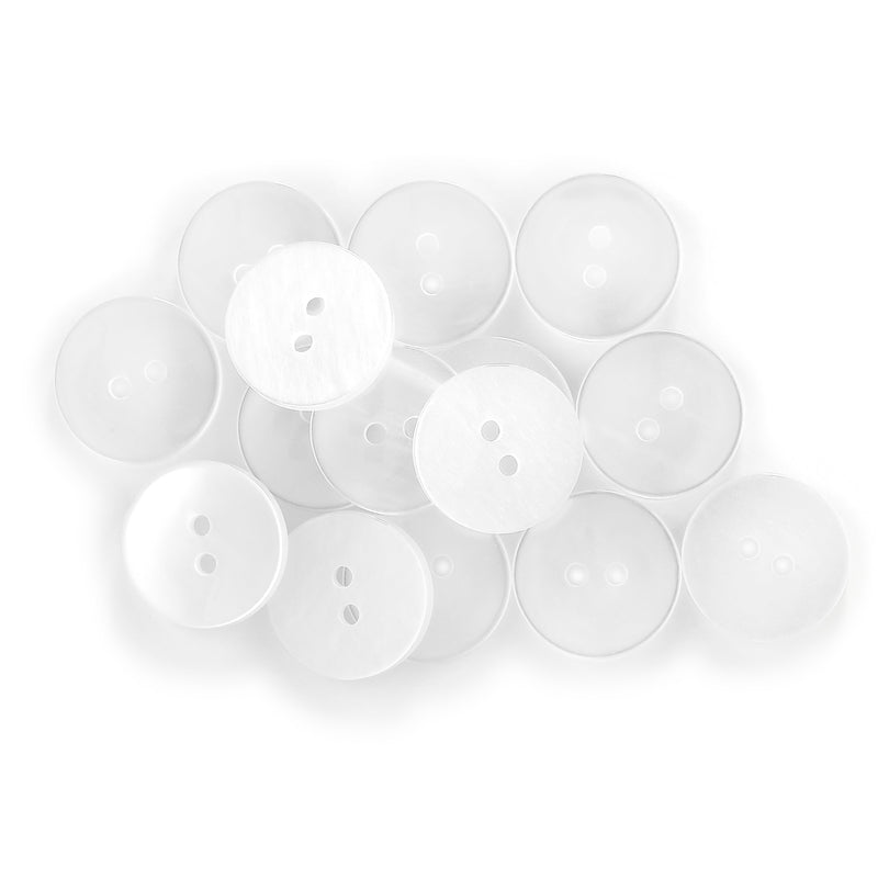 Load image into Gallery viewer, 25567|Dritz Waistband Buttons, White Pearl, 17mm, 15 PC