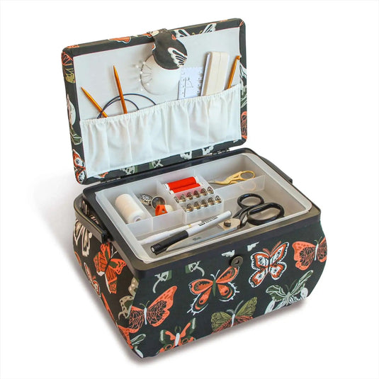 612065| Sewing basket L Butterfly